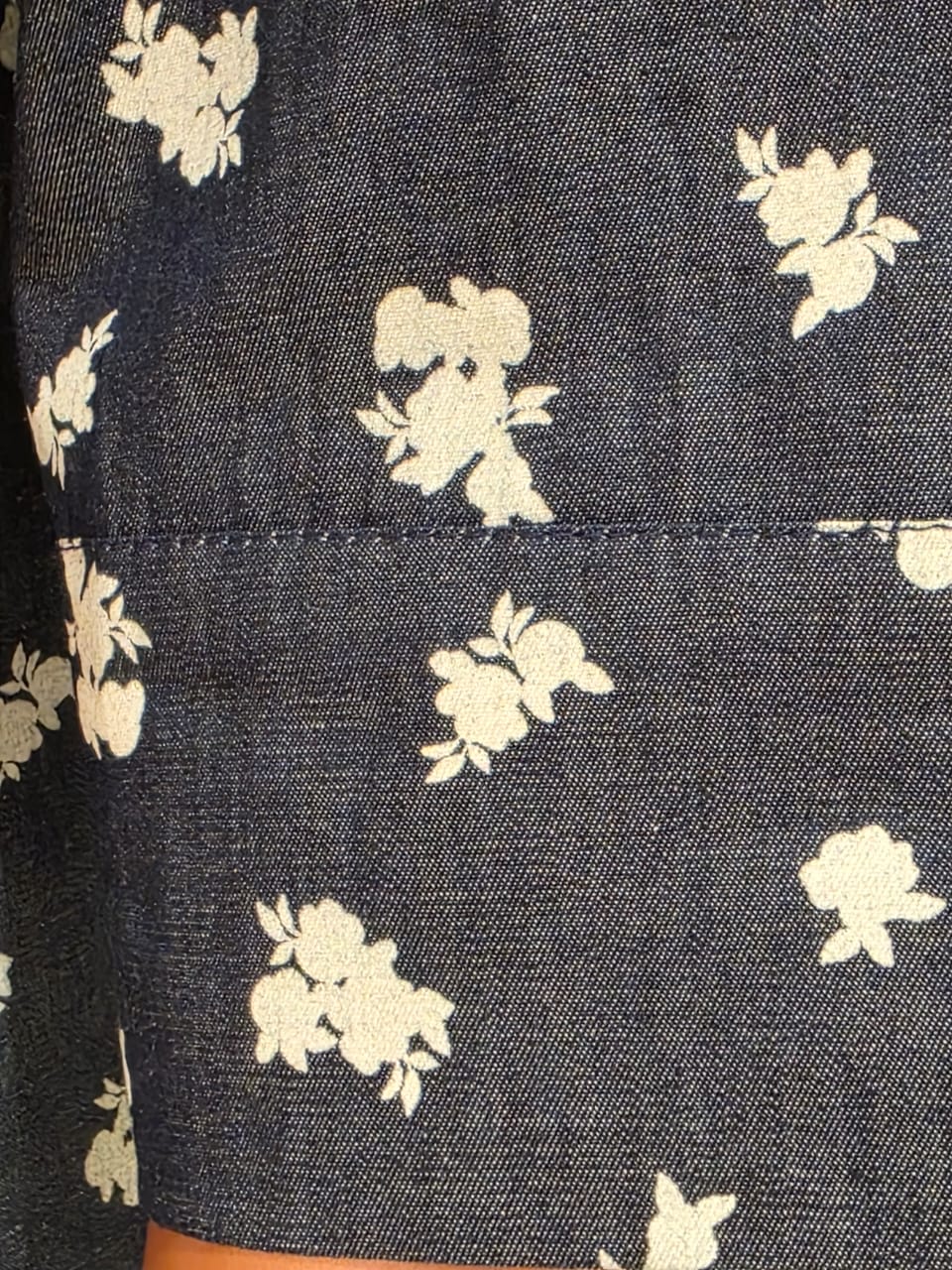 Denim  Blue Floral Co-ord Set