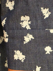 Denim  Blue Floral Co-ord Set