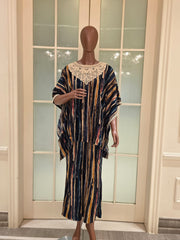 The Artisan Stripe Kaftan Set