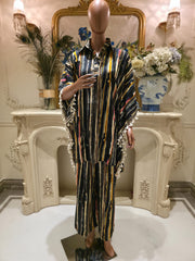 The Artisan Stripe Kaftan Set